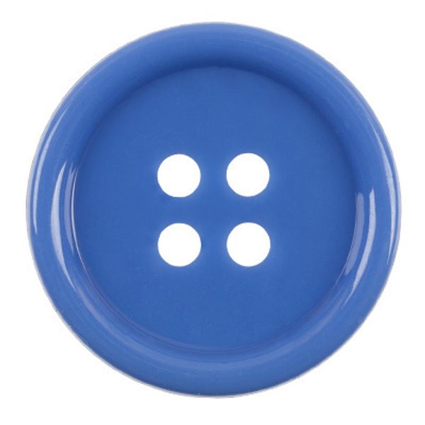 Пуговицы 4 прокола костюмные 15 мм, 24 шт, D294 васильковый, Gamma GEC 0009