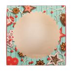 Коробка с окном для печенья 11.5х11.5х3 см, №1 Новогодние чудеса, S-Chief CBC-005