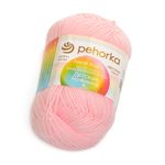 Пряжа Пехорка Детская новинка / уп.10 мот. по 50 г, 200 м, 180 св.бегония