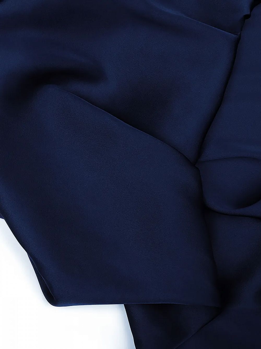 Шелк Армани 90 г/м², 150 см / 2 метра, арт.Arm-032 цв.32 синий (сапфир)