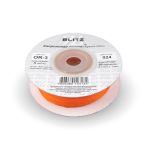 Лента капроновая (органза) _3.0 мм / 45.7 метров, 024 т. оранжевый, Blitz OR-3