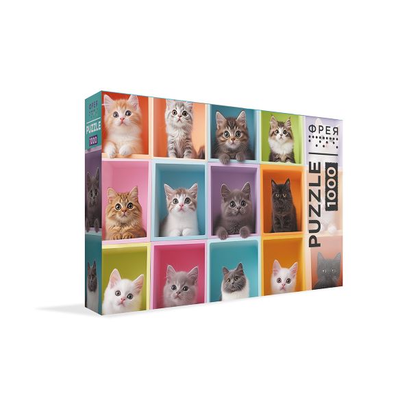 Пазл 1000 элементов, PZL-1000/91 Ящики с сюрпризом, Фрея