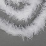 Боа из пуха 2 метра, 15±3г, белый