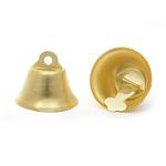 Миниатюра кукольная: Колокольчики 26 мм 72602, цв. золото, уп. 30 шт