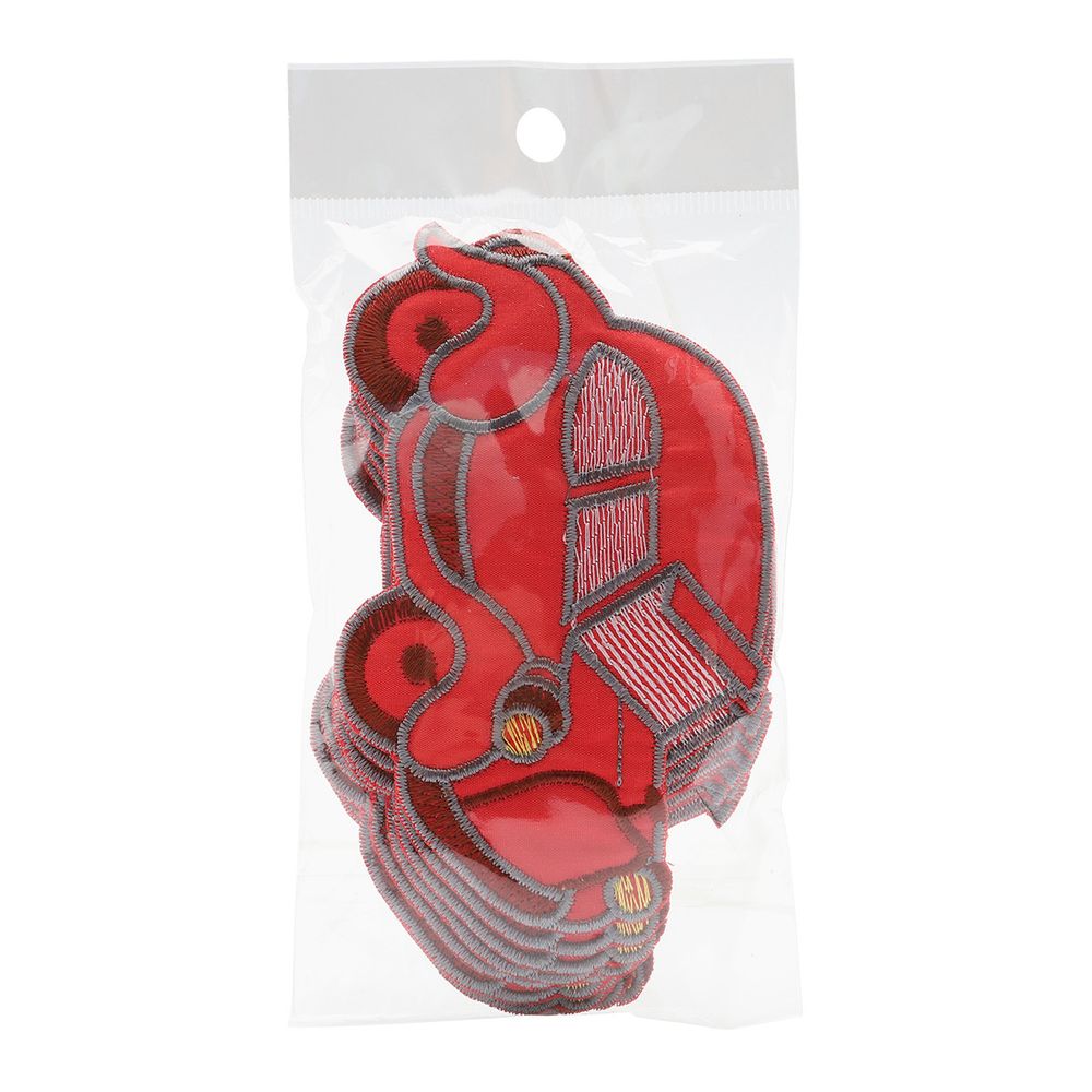 Термоаппликация Машинка, 110х70мм 10 шт (красный), 2248