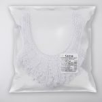 Пришивная кружевная вставка 250 мм, гипюр, 10 шт, Турция, белый, Gamma GIC-27-02 белый