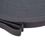 Стропа (ременная лента) 26 мм / 100 метров, [17.55 г/пог.м], матовая, имитация хлопка, 78 т.серый, 3Al357