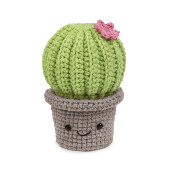 Набор для вязания игрушки Цветущий кактус 12 см, Miadolla AMG-0115