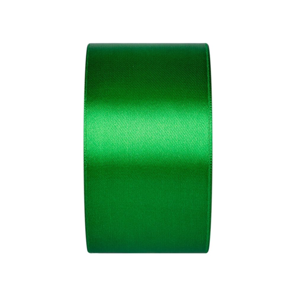 Лента атласная 1-сторонняя 50.0 мм / 33±2 метра, 134 зеленый, Gamma