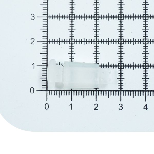 Наконечник для шнура пластик 17х11 мм, ПП, прозрачный, 100 шт