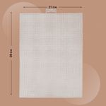 Канва пластиковая 21х28 см, КП-14, цв. прозрачный уп. 3 листа