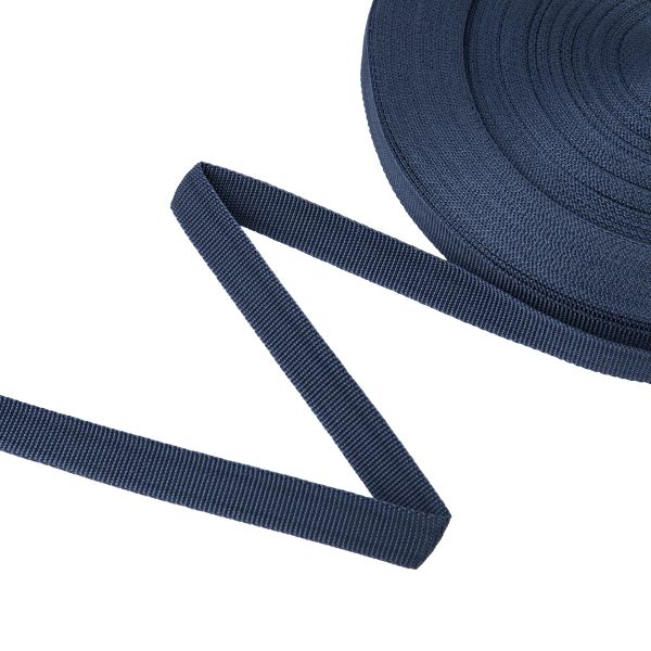 Стропа (ременная лента) 20 мм / 50 метров, толщ. 1.1 мм, [10 г/пог.м], 100% п/п, 227 т.синий, Gamma G-20 ЦВ