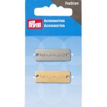 Нашивка handmade металл, 2 шт, под серебро / под золото, Prym 403794