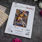 Набор для вышивания нитками Luca-S G706, гобелен Мексиканский фестиваль, 19х25см