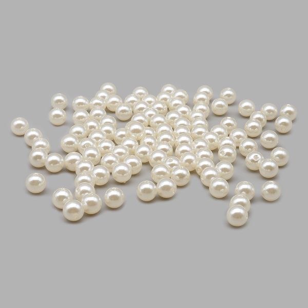 Бусины пластик (жемчуг) ⌀10 мм, 50 г, Astra&Craft (003 NL телесный)