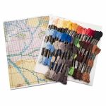 Набор для вышивания нитками Hobby&Pro, На свидание, 21х29 см