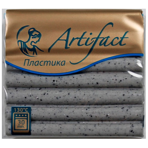 Полимерная глина Артефакт, АФ.824012/V1513, цв. Дымчатый гранит 56 г