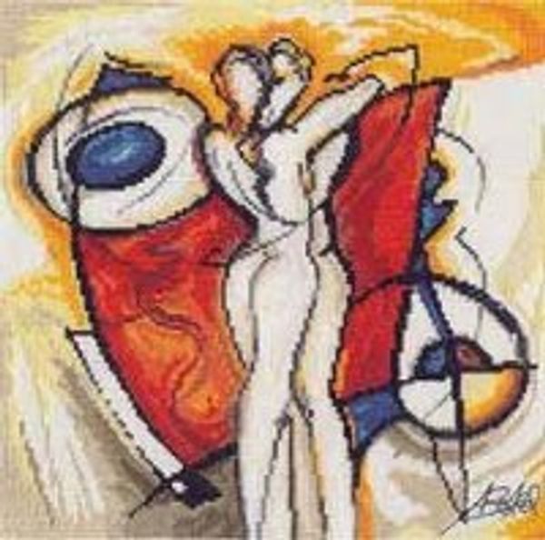 Набор для вышивания нитками Алиса, Разжигающий страсть 25х25 см