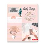 Тетрадь ученическая общая, твин лак, A5+ 96 л. на скобе, белизна 100%, 5 шт, клетка, 000340 Модница, Светоч 96ТСК5_8_3_1