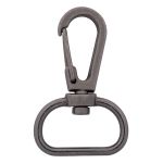 Карабин металл 20.0 мм (41х26 мм), цв.чер.никель, 20 шт