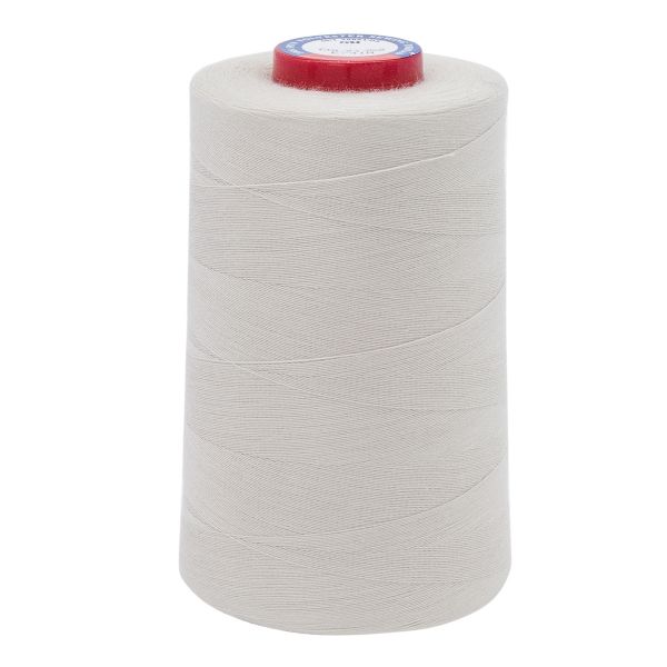 Нитки швейные Euron mH 40/2, 5000 ярд, 1352 бело-серый, 1 катушка