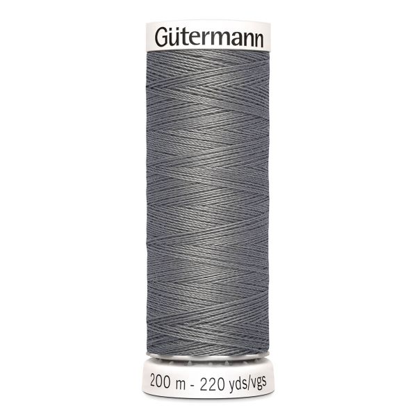 Нитки универсальные Gutermann Sew-all, 200м, 496 серо-стальной, 5 катушек