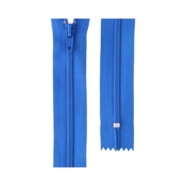 Молния спираль (витая) брючная Т4 (4 мм) 1 зам., н/раз., 18 см, автомат, 207 васильковый, G004A Gamma, 10 шт