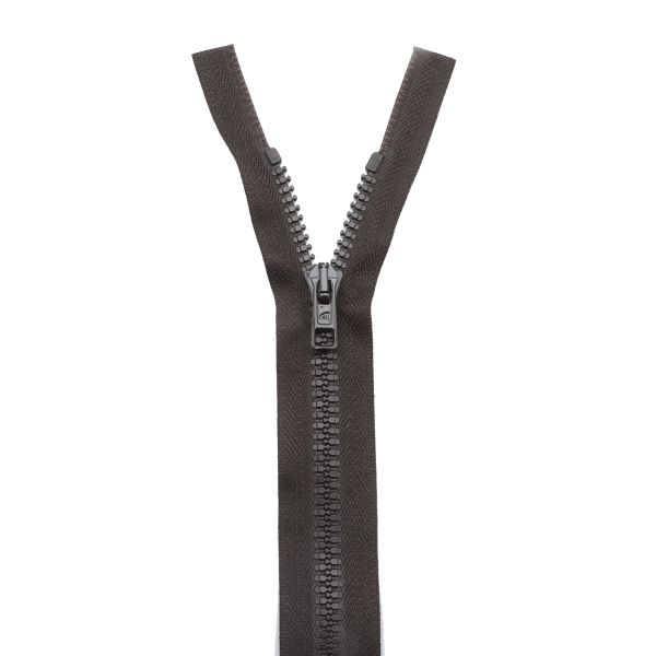 Молния трактор Arta Т6 (6 мм) 1 зам., разъем., 80 см, ОПТ. УП. 25 ШТ., 068 т.коричневый