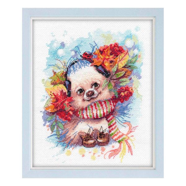 Набор для вышивания нитками Овен, Осенняя мелодия 22х17см