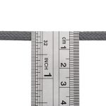 Шнур обувной плетеный ⌀6.0 мм / 100 метров, (диаметр ±1 мм), 012 серый