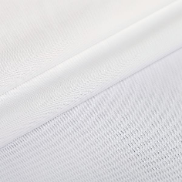 Сетка бельевая эластичная утягивающая 190 г/м², шир.152 см / 5 метров, 001 белый /OLG008.001/5/