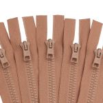 Молния трактор Arta Т6 (6 мм) 1 зам., разъем., 50 см, цв. 071 св.бежевый, уп.5 шт