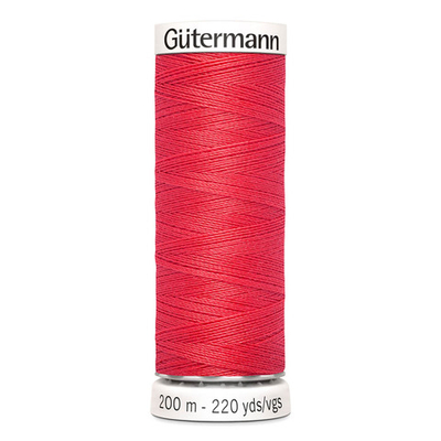 Нитки универсальные Gutermann Sew-all, 200м, 016 красный коралл, 5 катушек