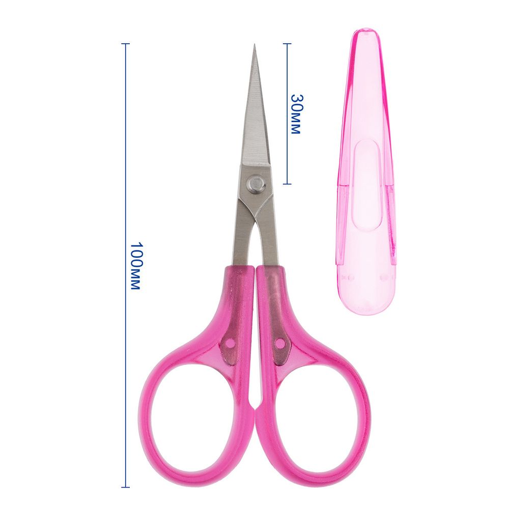 Ножницы рукодельные 10 см, розовые, Gamma ROS-02