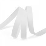 Лента репсовая (в рубчик) 12.0 мм цв. 029 белый уп.22.86м (±1м)