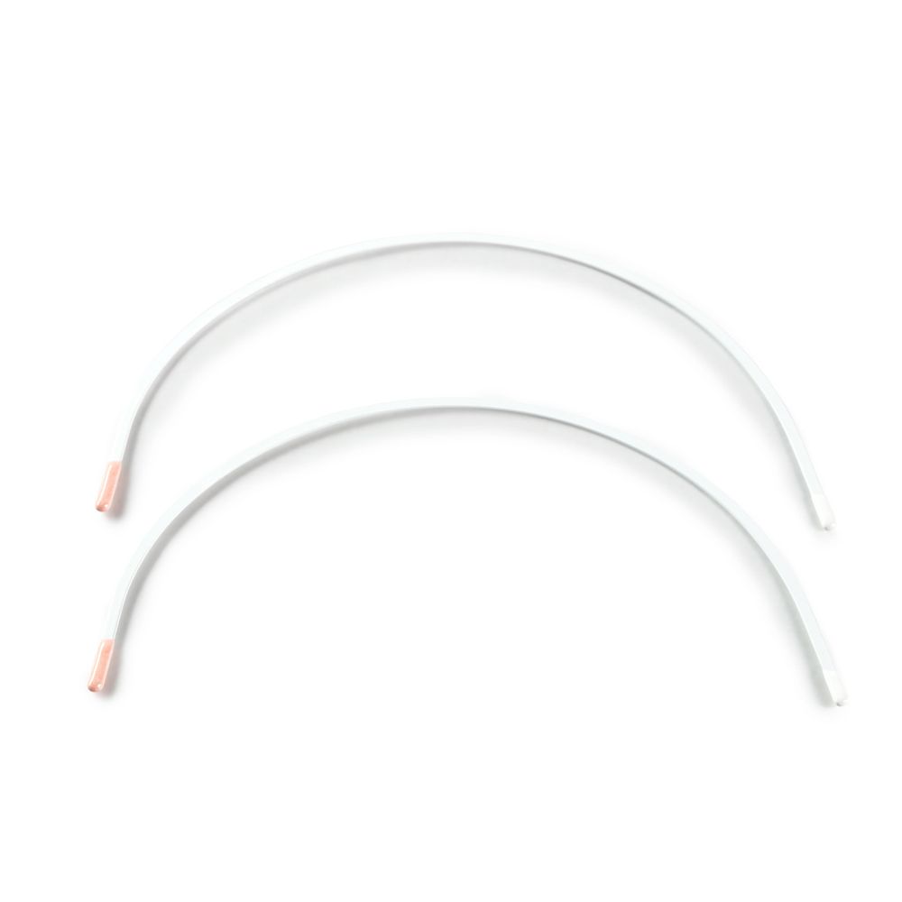 Косточки для бюстгальтера (каркасы) металл 190 мм (разм. F (115)), 2 шт, белые, Prym