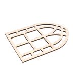 Заготовка из фанеры Заготовка из фанеры 27х17.7х0.4 см, Окно, Mr.Carving, БА-76