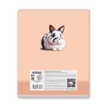 Тетрадь ученическая общая, твин лак A5 60 л. на скобе 65 г/м², белизна 100% 10 шт клетка, 01521 Ушастик, Светоч Т201