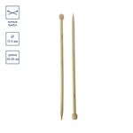 Спицы прямые большие бамбук ⌀10.0 мм, 35 см, Gamma BL2