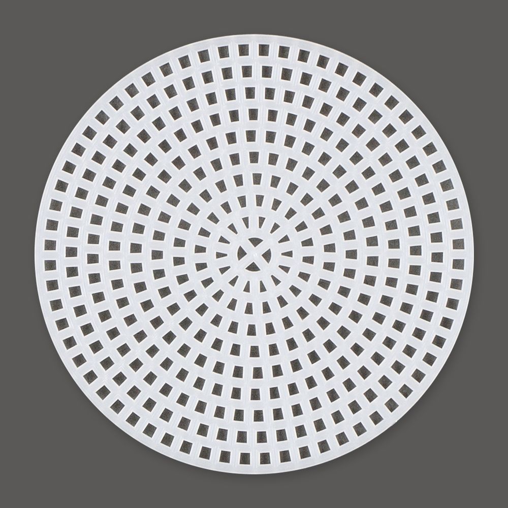 Канва пластиковая ⌀7,5 см, 10 шт, 100% полиэтилен, круг малый, Gamma KPL-03