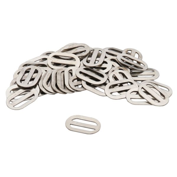 Крючки галстучные 11 мм, (3 части) ВОС, никель, 50 шт