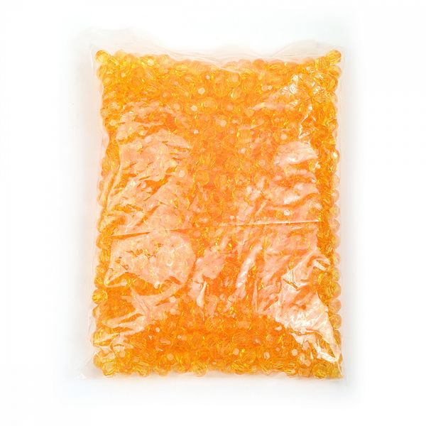 Бусины акрил ⌀10 мм, MG.3241-21, цв.21 желтый, уп.500 г, Magic4Hobby