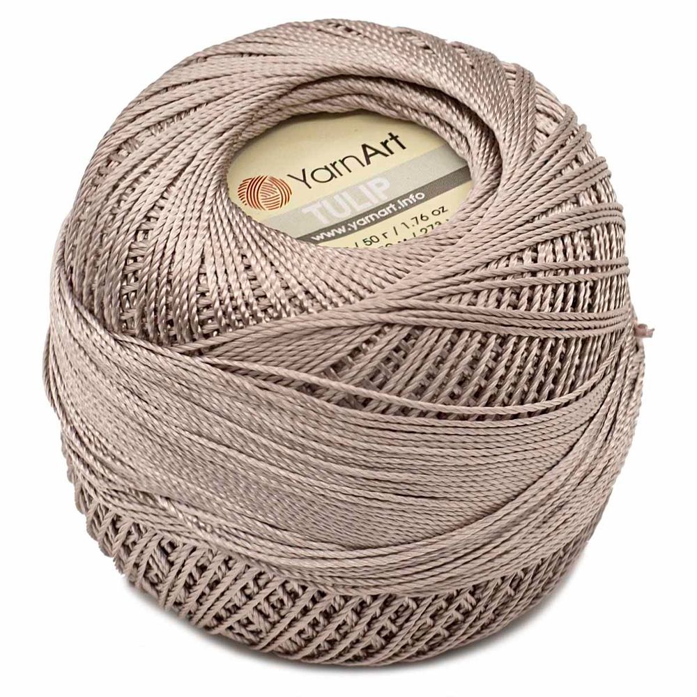Пряжа YarnArt (ЯрнАрт) Tulip / уп.6 мот. по 50 г, 250м, 438 серо-бежевый