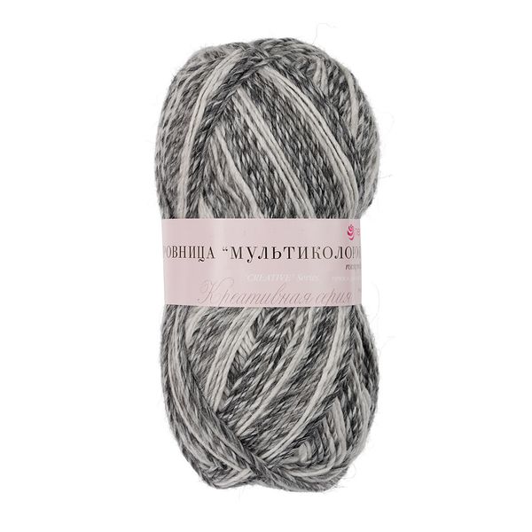 Пряжа Пехорка Ровница Мультиколоровая / уп.5 мот. по 200 г, 400 м, цв.101 М