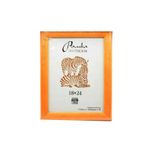 Рамка для картины (фото) дерево со стеклом 18х24 см, 3 желтый, Зебра РЗ-25