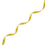 Лента атласная 1-сторонняя 12.0 мм / 22.86±1 метров, 040 т.желтый, Globus