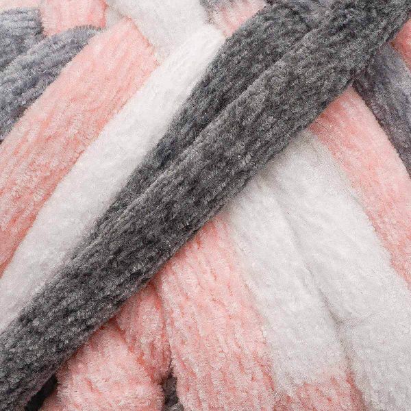 Пряжа Astra Premium (Астра Премиум) Джамбо / уп.1 мот. по 150 г, 13 м, 02 серый/розовый