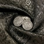 Пуговицы металлические на ножке 32L-20 мм, С-MP09 цв.серебро, 10 шт