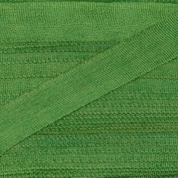 Лента (тесьма) шелковая 7.0 мм / 9.1±0.5 метров, 195/1 яр. зеленый, Gamma SR-7