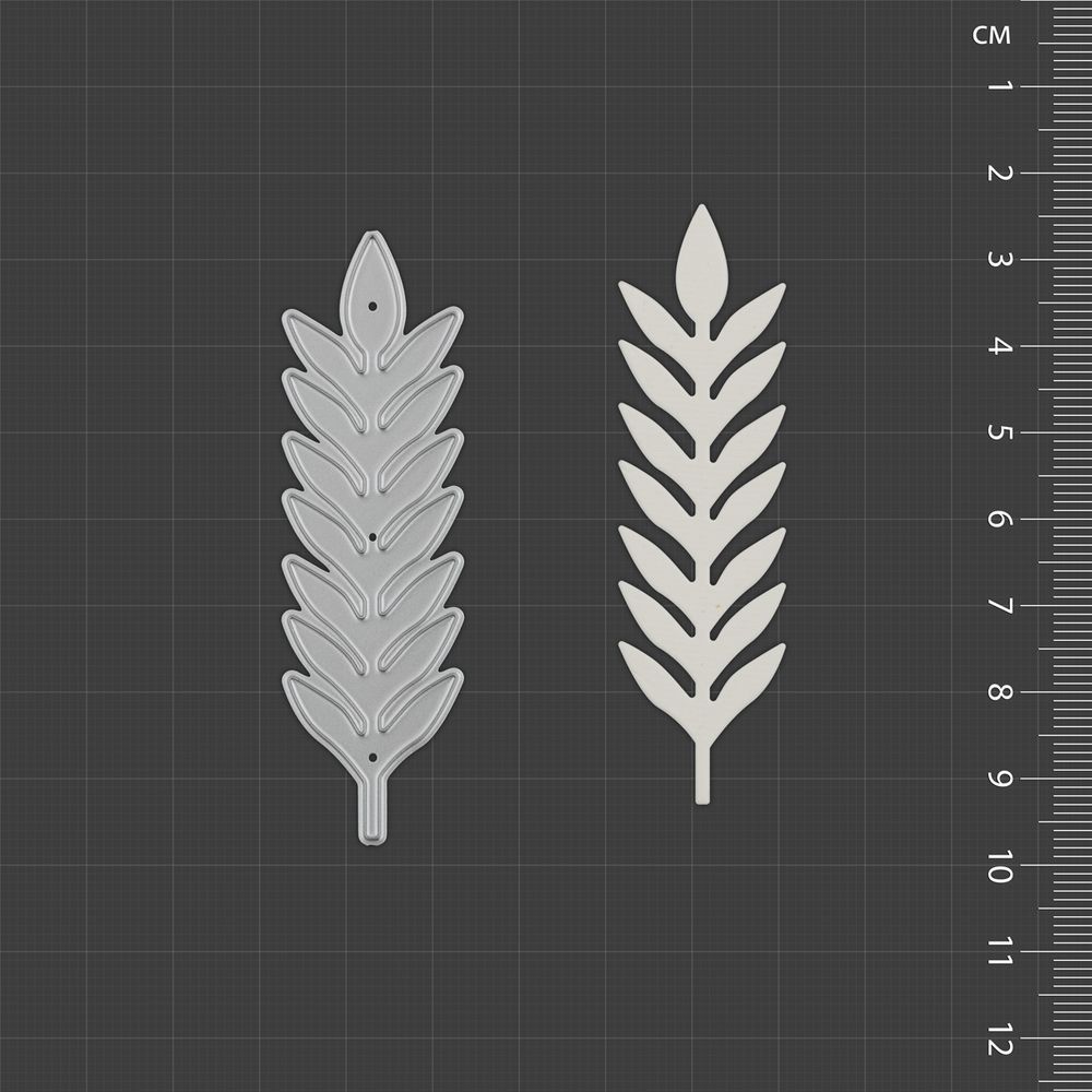 Нож для вырубки 2.2х7.2 см, Веточка, Mr.Painter DICUT-M0001